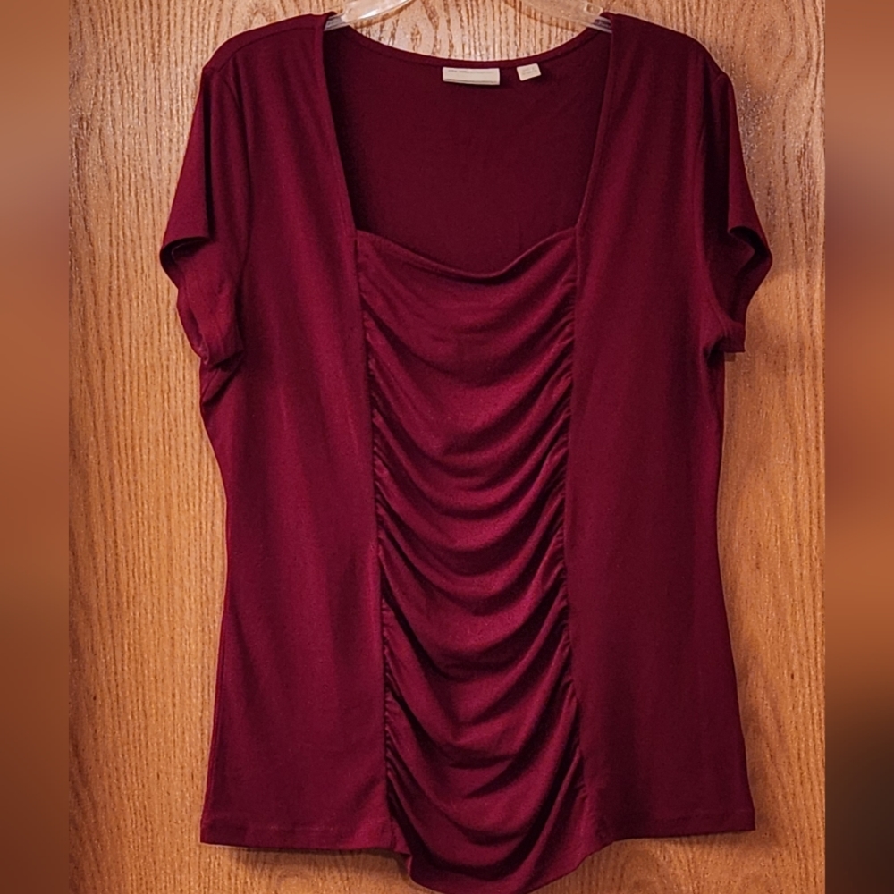 Magenta blouse